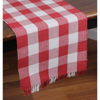 Thumbnail for Buffalo Check Crimson Red Table Runner 14x45 T4510019 - The Fox Decor