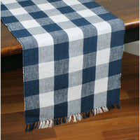 Thumbnail for Buffalo Check Navy Blue Table Runner 14x45 T4511014 - The Fox Decor