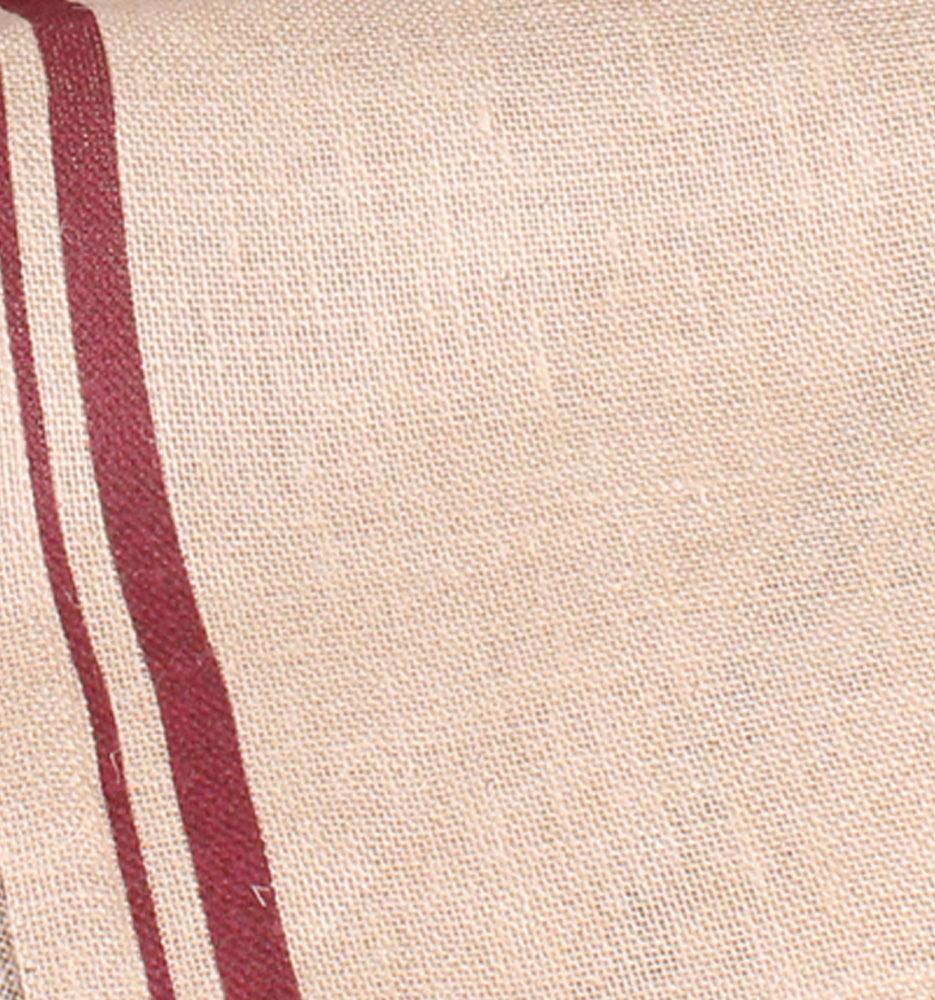 Burlap Stripe Barn Red Table Runner 72 In T7190017 - The Fox Decor