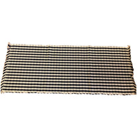 Thumbnail for Black Nutmeg Heritage House Check Black Table Runner TR100011 - The Fox Decor