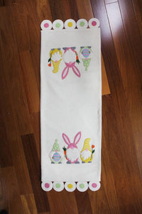 Easter Gnomes Cream Table Runner TR110032 - The Fox Decor