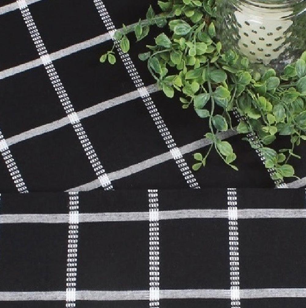 Blackstone Black Table Runner TR257011 - The Fox Decor