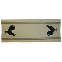 Thumbnail for Farmhouse Rooster Oat Table Runner - Interiors by Elizabeth