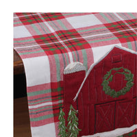 C Tree Farm Barn Table Runner 14 Inx36 In TR784202 - The Fox Decor