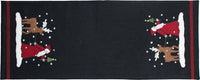 Christmas Friends Black Table Runner TRGD0367 - The Fox Decor