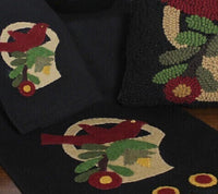 Bird in Basket Black Table Runner TRGP1012 - The Fox Decor