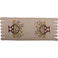 Thumbnail for Flower Basket Table Runner Cream TRJM0031 - The Fox Decor