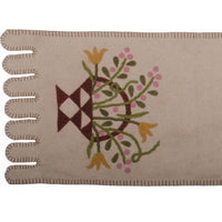 Thumbnail for Flower Basket Table Runner Cream TRJM0031 - The Fox Decor