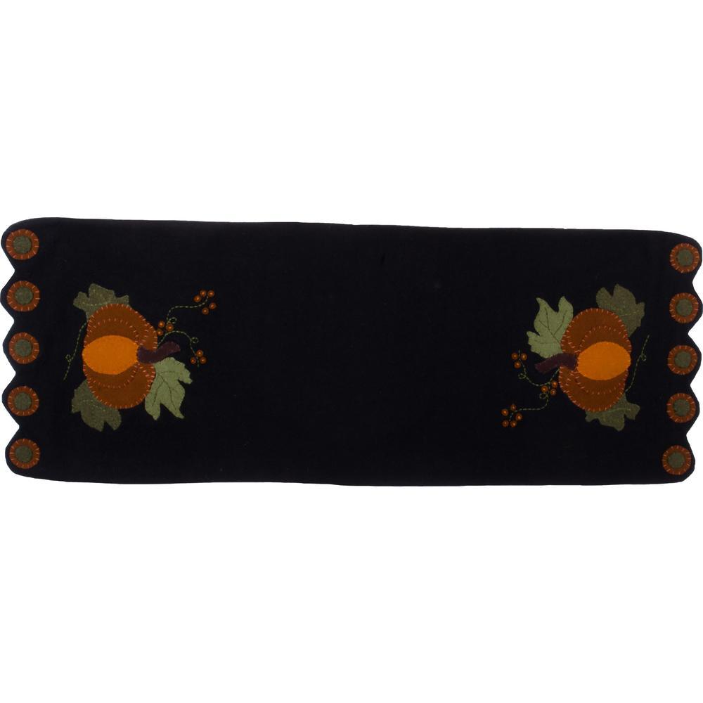 Pick A Pumpkin Table Runner Black TRRE0193 - The Fox Decor
