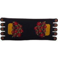 Ever Blessed Table Runner Black TRSL0047 - The Fox Decor