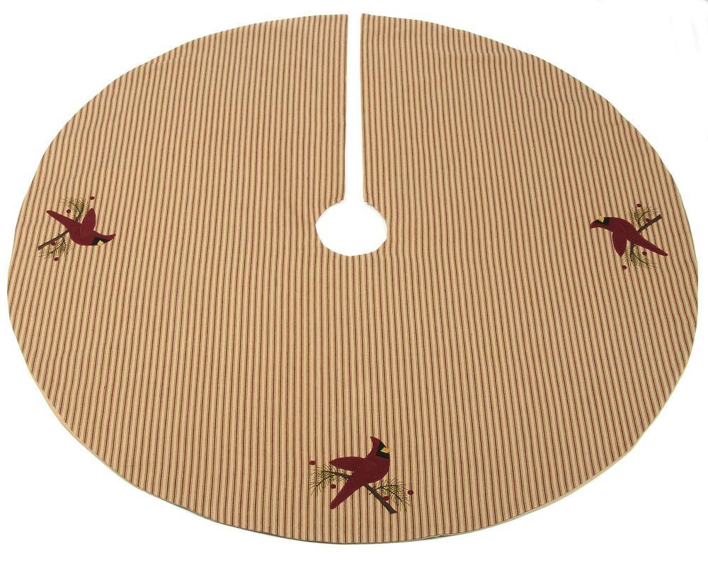 Cardinal Christmas Tree Skirt TSAR0069 - The Fox Decor