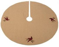 Cardinal Christmas Tree Skirt TSAR0069 - The Fox Decor