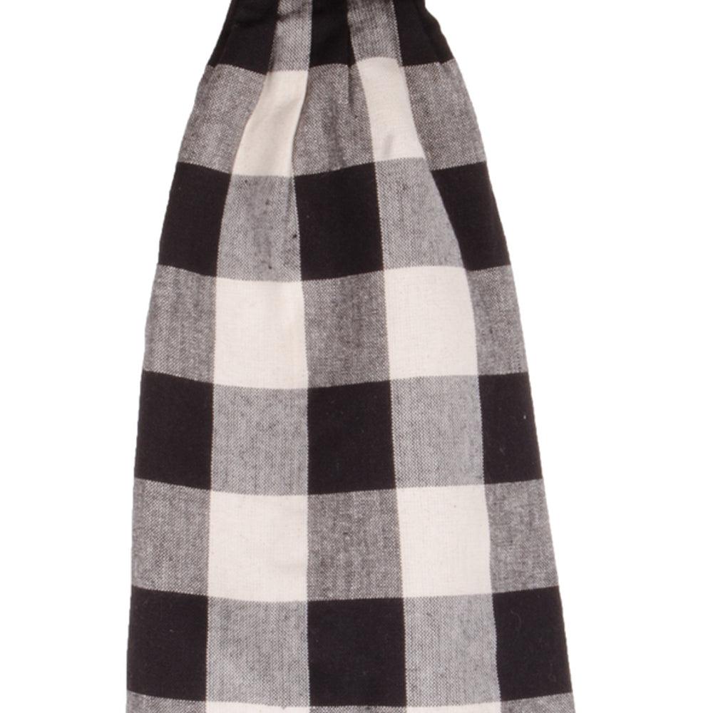 Black Buttermilk Buffalo Check Tab Towel Set Of Two TT510011 - The Fox Decor