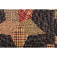 Arlington Runner Quilted Patchwork Star 13x48 VHC Brands - The Fox Decor