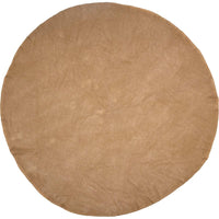 Thumbnail for Burlap Natural Table Cloth 70 Round VHC Brands