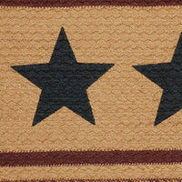 Thumbnail for Potomac Jute Runner Stencil Stars 13x36 VHC Brands