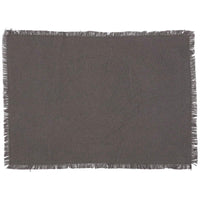 Thumbnail for Sandy Grey Burlap Placemat Set of 6 12x18 VHC Brands