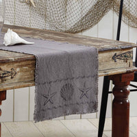Thumbnail for Sandy Grey Burlap Runner 13x48 VHC Brands - The Fox Decor