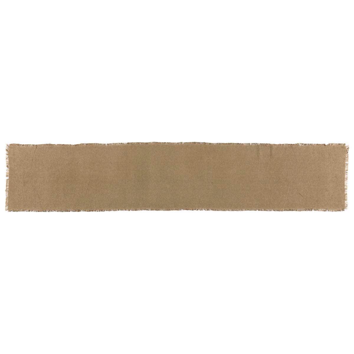 Sandy Tan Burlap Runner 13x72 VHC Brands