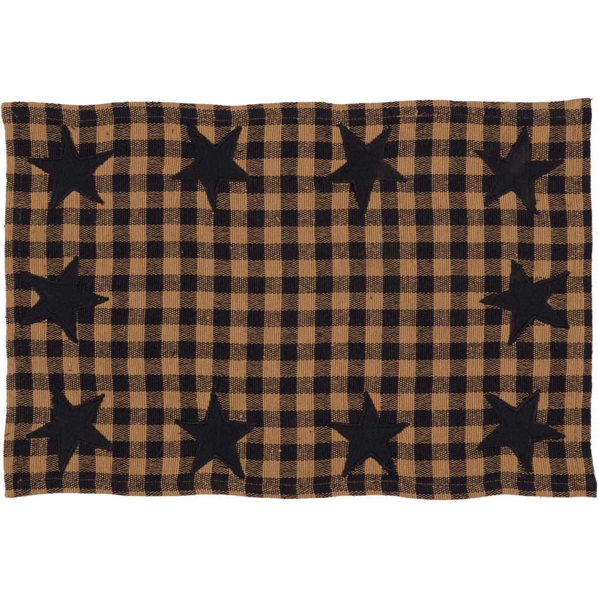 Navy Star Placemat Set of 6 VHC Brands - The Fox Decor