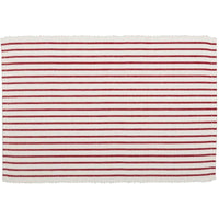 Thumbnail for Audrey Red Ribbed Placemat Set of 6 VHC Brands - The Fox Decor