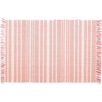 Thumbnail for Madeline Red Ribbed Placemat Set of 6 VHC Brands - The Fox Decor