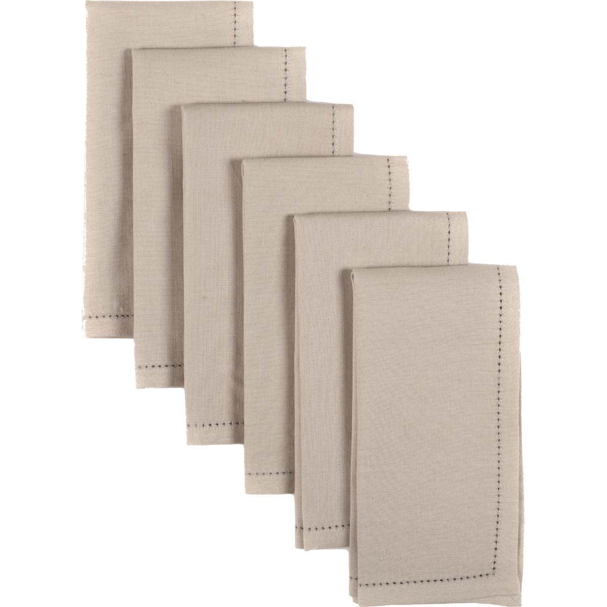 Tara Grey Napkin Set of 6 18x18 VHC Brands