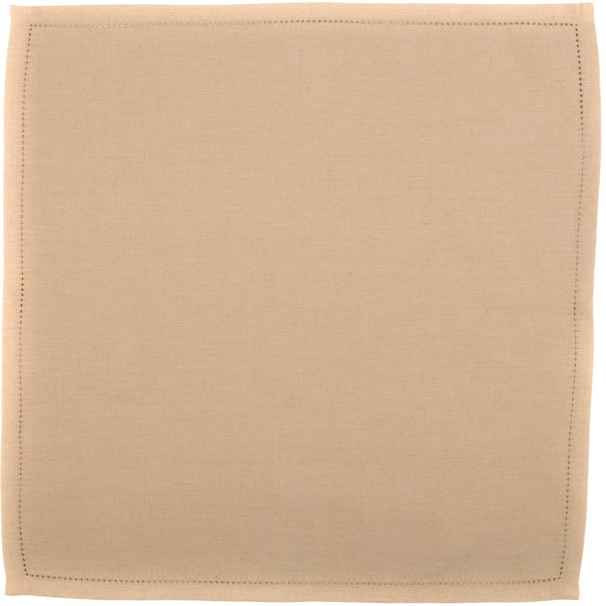 Tara Taupe Napkin Set of 6 18x18 VHC Brands