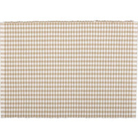 Thumbnail for Tara Taupe Ribbed Placemat Set of 6 12x18 VHC Brands