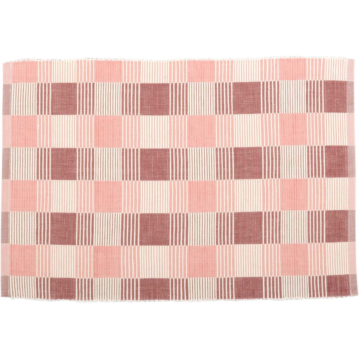 Daphne Ribbed Placemat Set of 6 12x18 VHC Brands - The Fox Decor