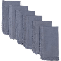 Haven Blue Napkin Set of 6 VHC Brands - The Fox Decor