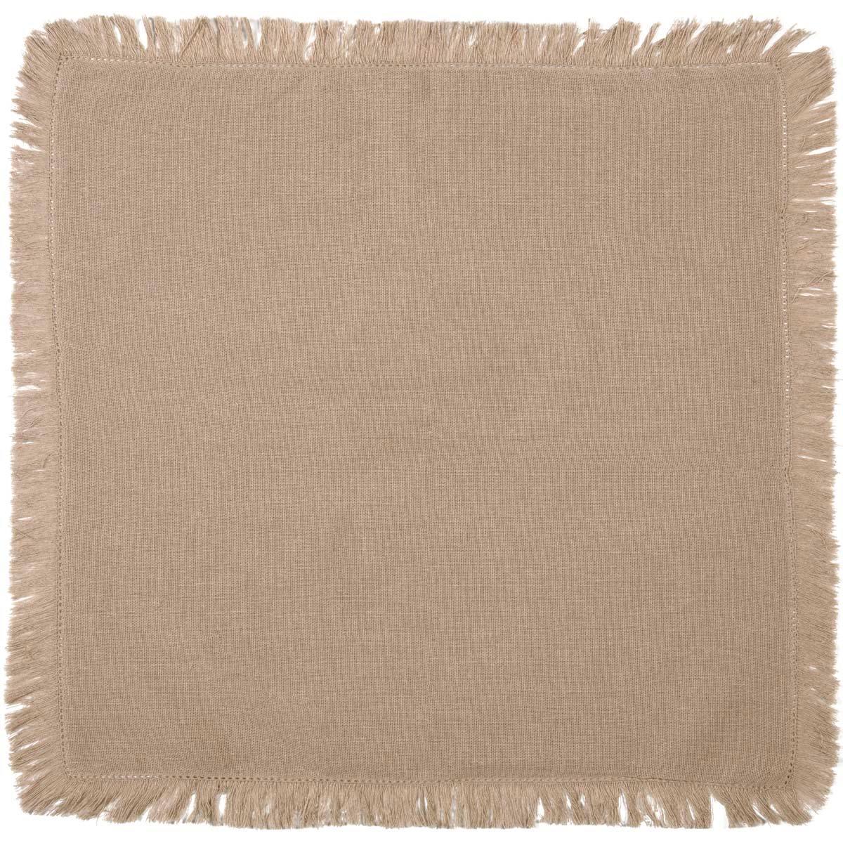 Haven Taupe Napkin Set of 6 VHC Brands - The Fox Decor