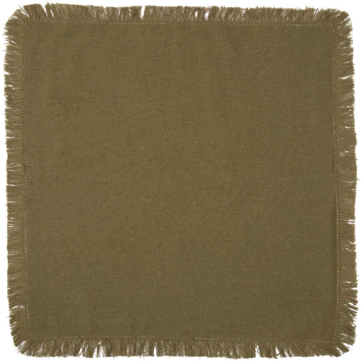 Haven Olive Napkin Set of 6 VHC Brands - The Fox Decor