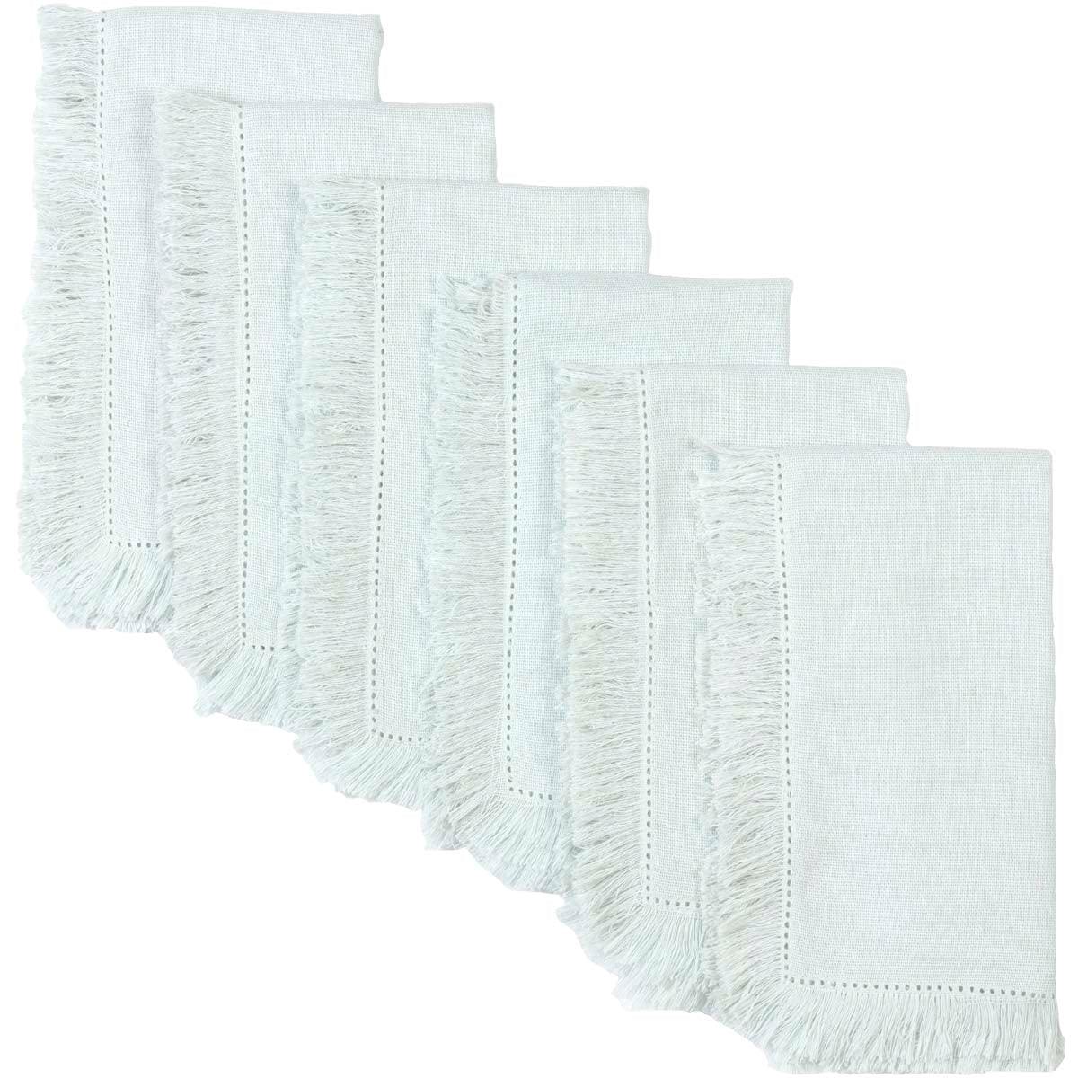 Haven Sea Glass Napkin Set of 6 18x18 VHC Brand - The Fox Decor