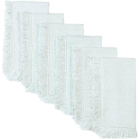 Haven Sea Glass Napkin Set of 6 18x18 VHC Brand - The Fox Decor