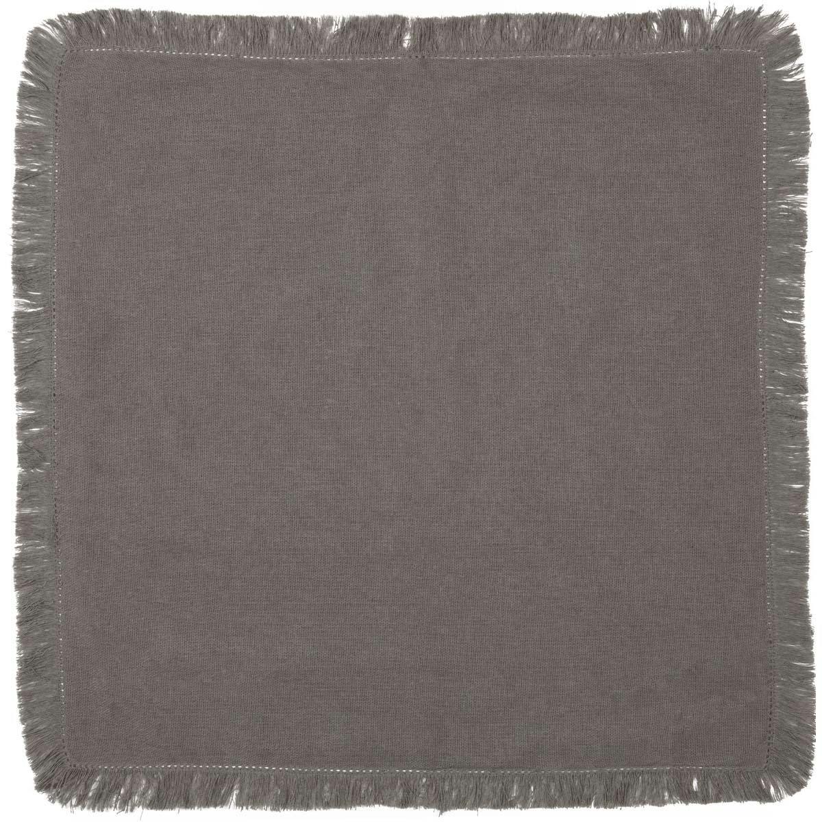 Haven Medium Grey Napkin Set of 6 VHC Brands - The Fox Decor