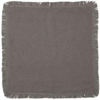 Thumbnail for Haven Medium Grey Napkin Set of 6 VHC Brands - The Fox Decor