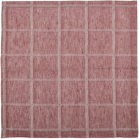 Julie Red Plaid Napkin Set of 6 18x18 VHC Brands - The Fox Decor