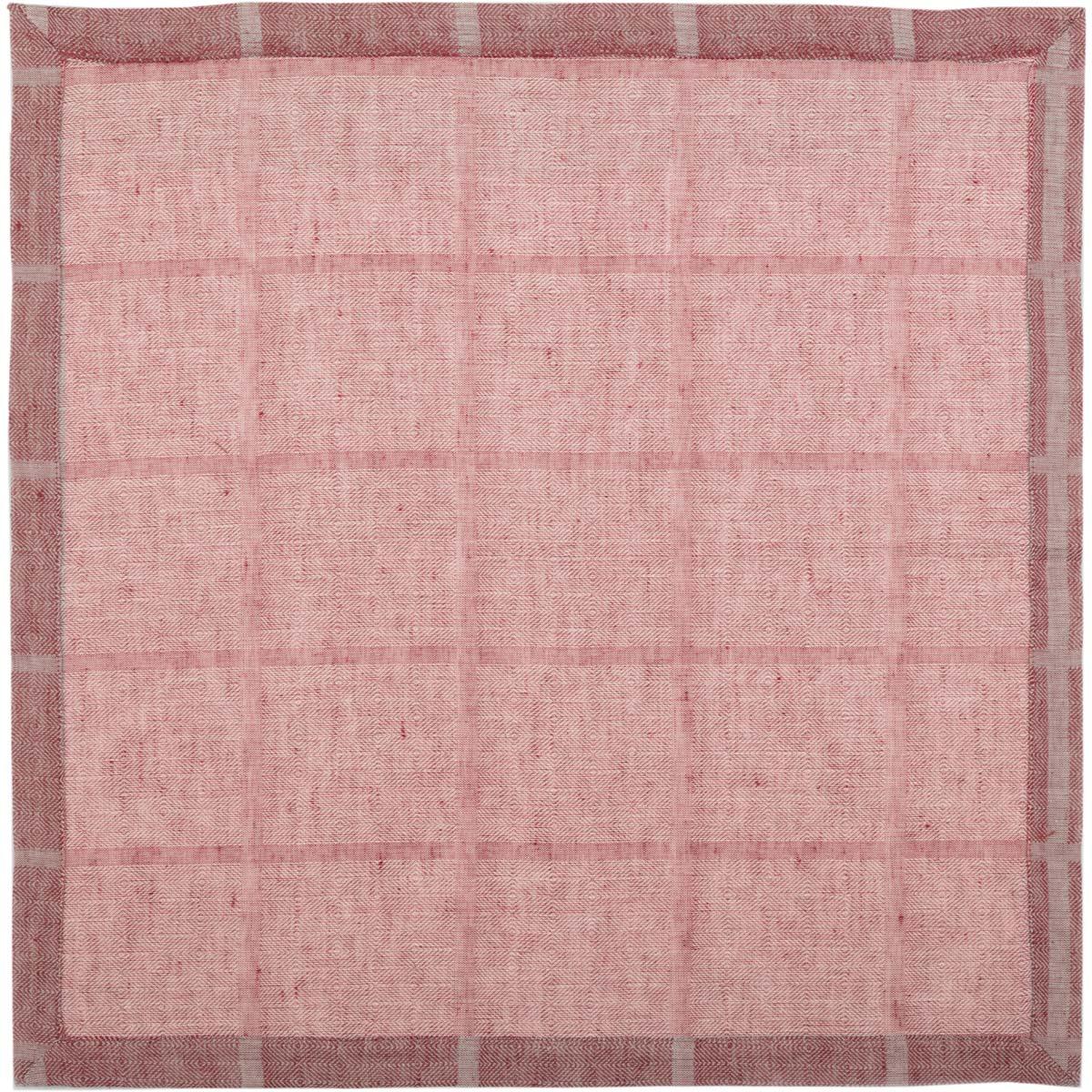Julie Red Plaid Napkin Set of 6 18x18 VHC Brands - The Fox Decor
