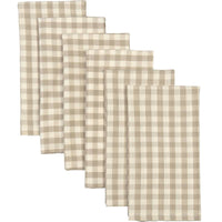 Thumbnail for Katie Taupe Napkin Set of 6 18x18 VHC Brands