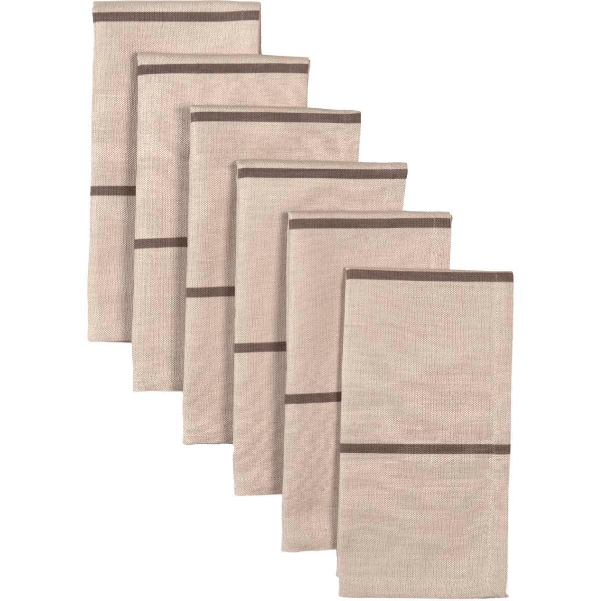Lauren Slate Napkin Set of 6 18x18 VHC Brands - The Fox Decor