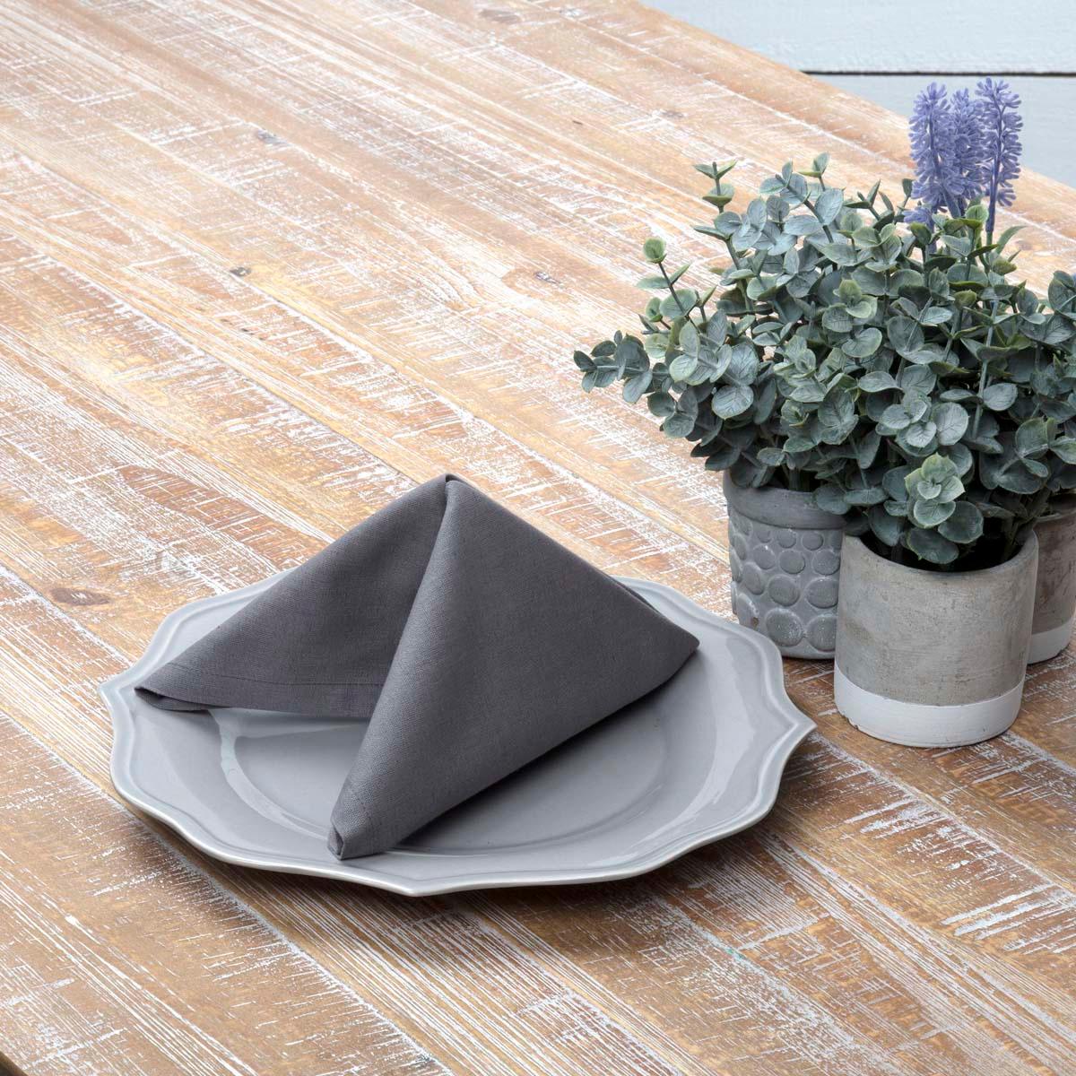 Sara Grey Napkin Set of 6 18x18 VHC Brands