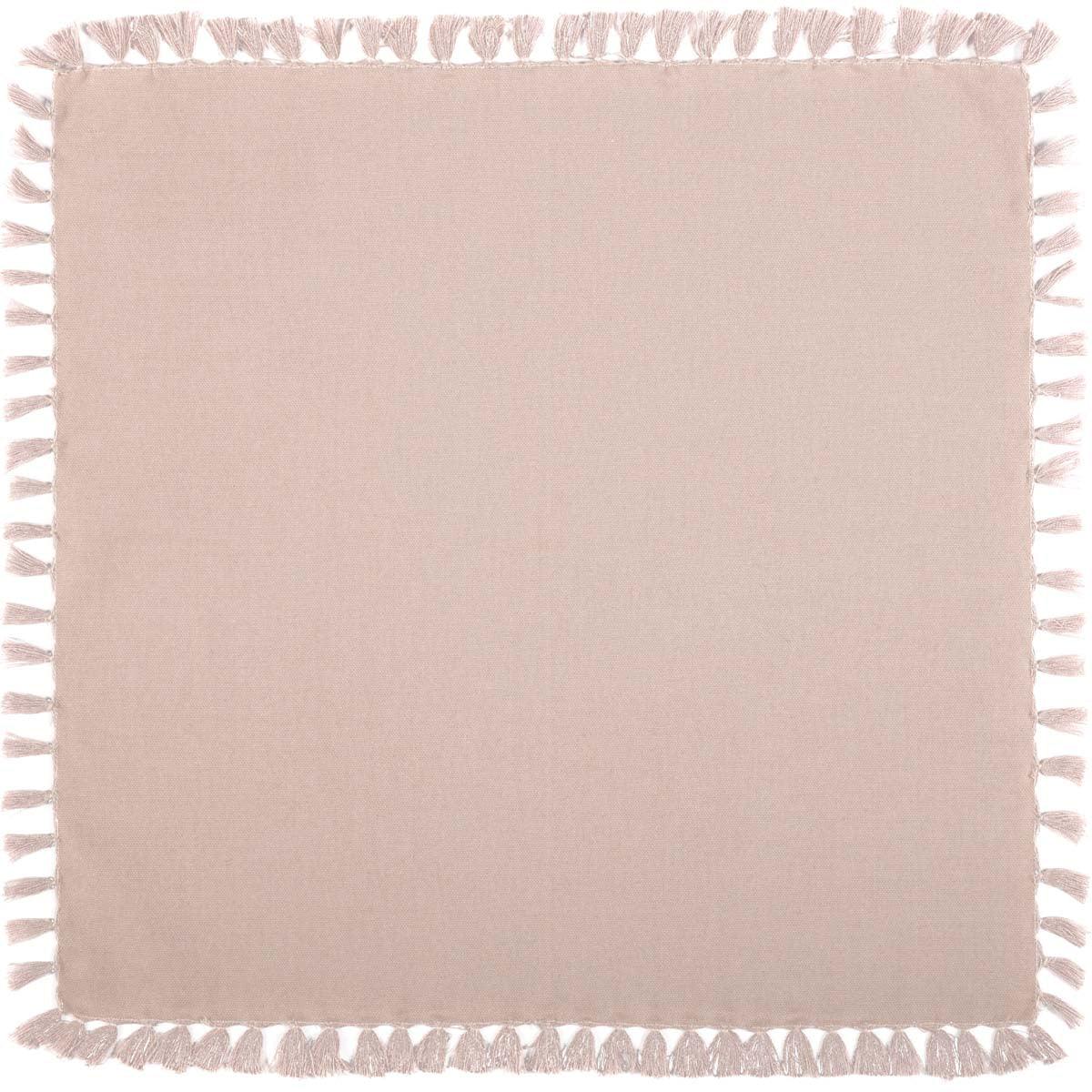 Cassidy Taupe Napkin Set of 6 18x18 VHC Brands