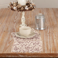 Thumbnail for Calistoga Tablemat Tobacco Cloth 9x9 Set of 6 VHC Brands