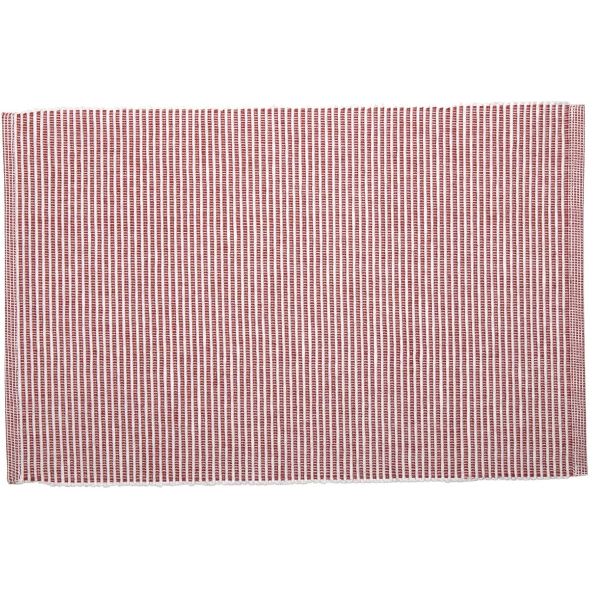 Ashton Rust Ribbed Placemat Set of 6 12x18 VHC Brands