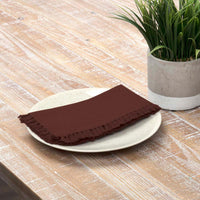Thumbnail for Cassidy Burgundy Napkin Set of 6 18x18 VHC Brands - The Fox Decor