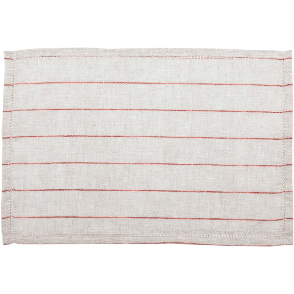 Charley Rust Placemat Set of 6 12x18 VHC Brands - The Fox Decor