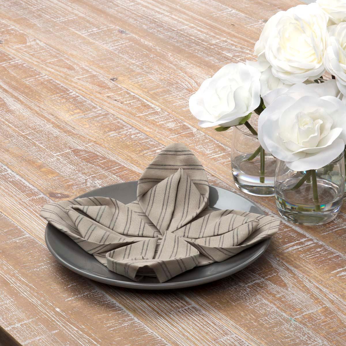 Rachel Grey Napkin Set of 6 VHC Brands - The Fox Decor