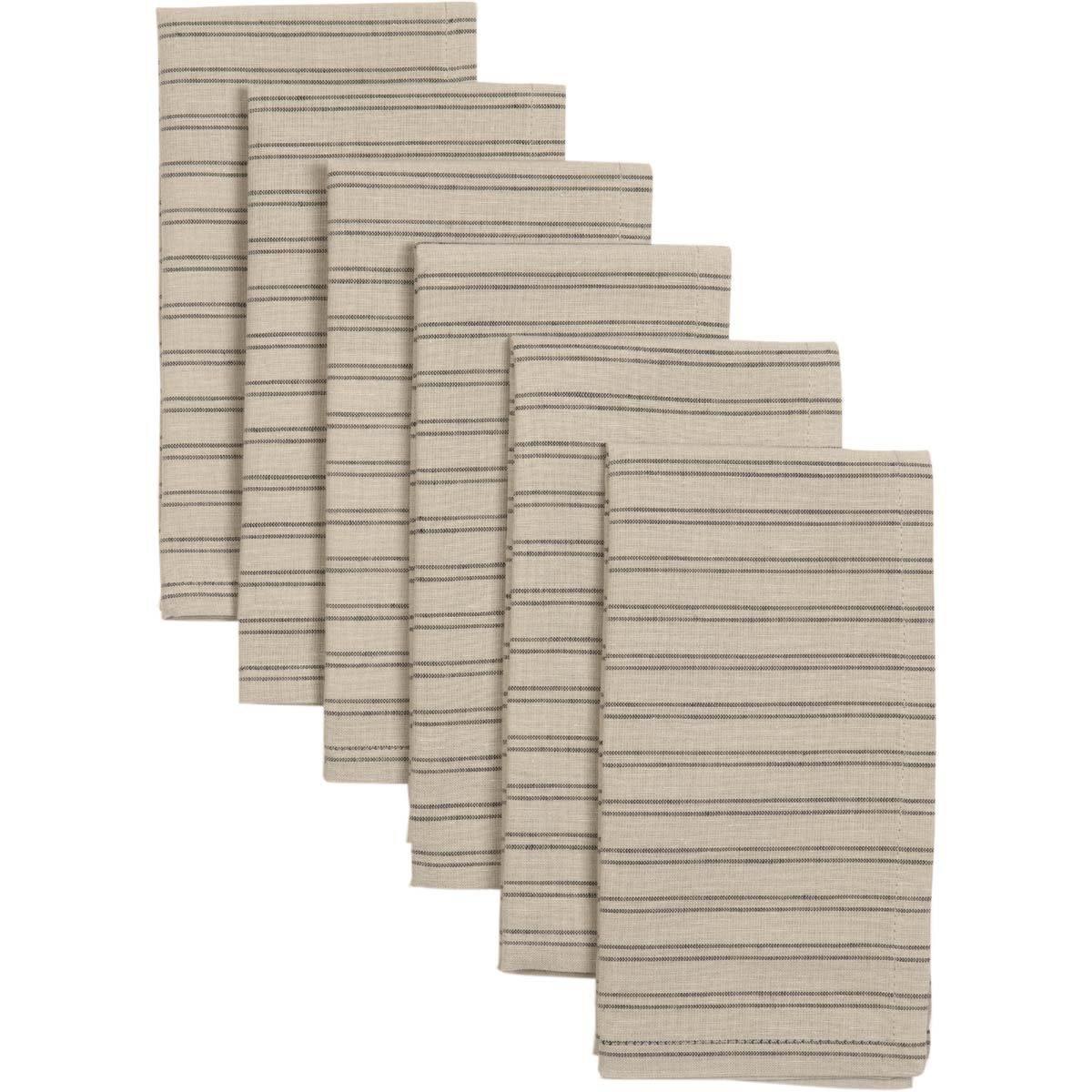 Rachel Grey Napkin Set of 6 VHC Brands - The Fox Decor