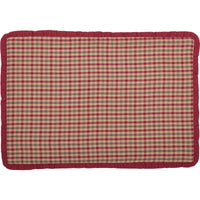 Thumbnail for Jonathan Plaid Ruffled Placemat Set of 6 12x18 VHC Brands